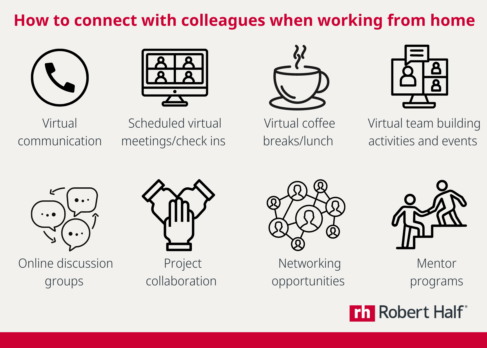 How to connect with colleagues when working from home 